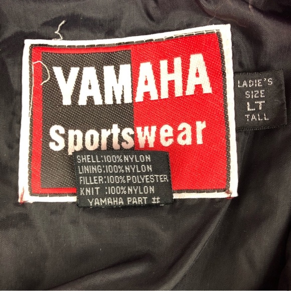 ⬇️ Vintage Yamaha Coat Jacket Womens Snowmobile Vintage Ladies Tall Sz L - Picture 13 of 16